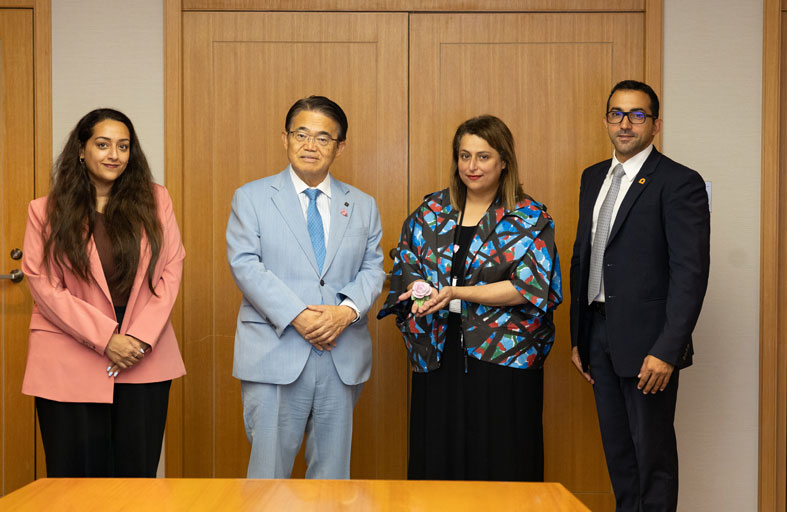 حور بنت سلطان القاسمي تشهد افتتاح الدورة الـ6 لـ «ترينالي آيتشي» في اليابان