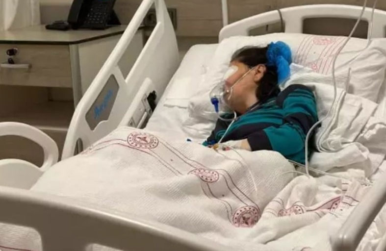 سيدة تقتلع عيني مريضة في منشأة صحية 