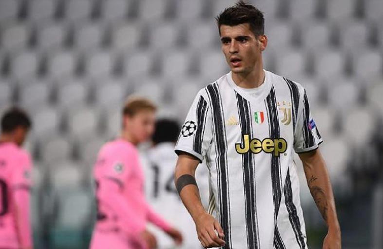 برشلونة عينه على ضم موراتا بعد إصابة فاتي