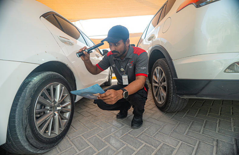 سلامتكم أولويتنا مبادرة لفحص الإطارات مجاناً في مركز سبيد
