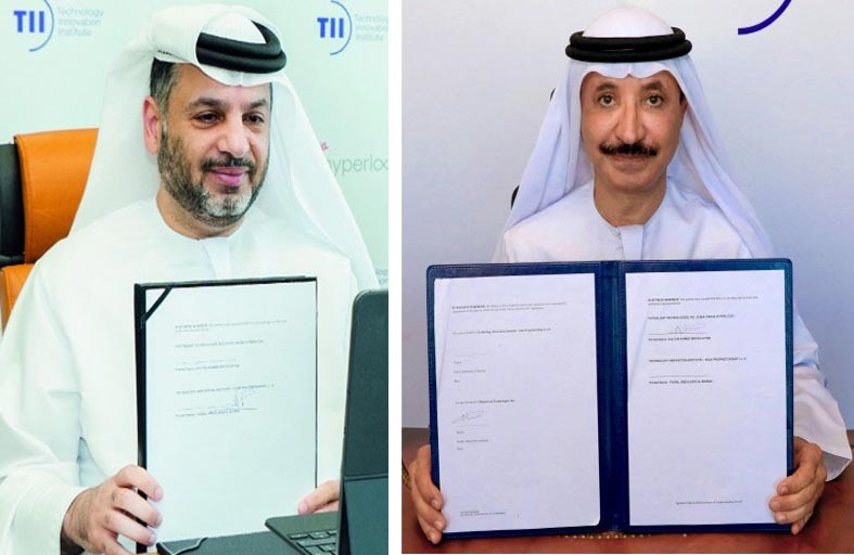 شراكة بين معهد الابتكار التكنولوجي وشركة فيرجن هايبرلوب في مجال البحث والتطوير