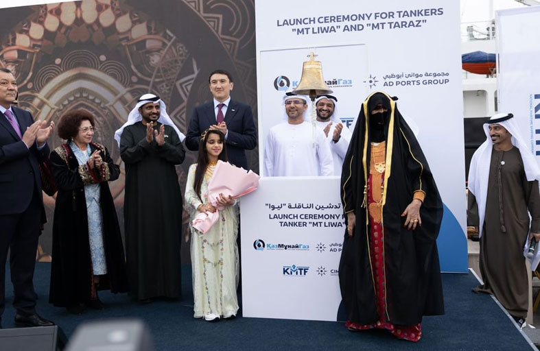 موانئ أبوظبي تعزز عمليات الشحن في كازاخستان عبر تدشين ناقلتي نفط جديدتين