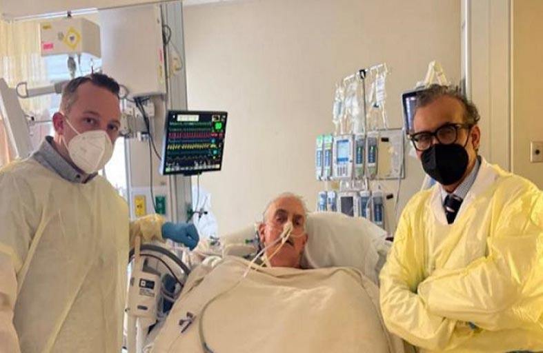 وفاة صاحب قلب الخنزير