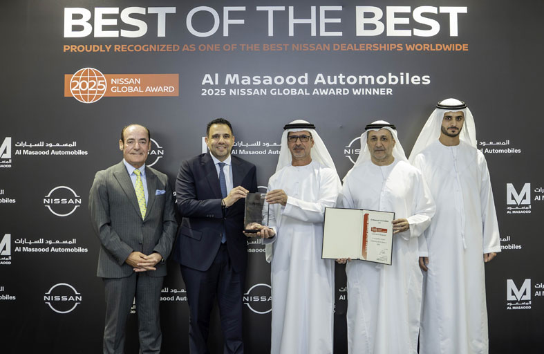 المسعود للسيارات تفوز بجائزة «نيسان العالمية 2025» عن الأداء المتميز  