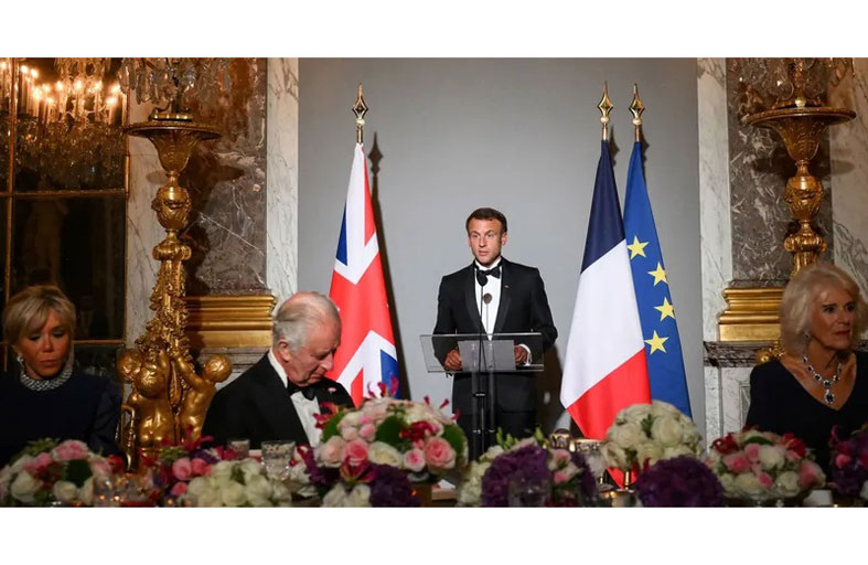استقبال ماكرون للملك تشارلز في فرساي.. رمزية المكان والرسائل