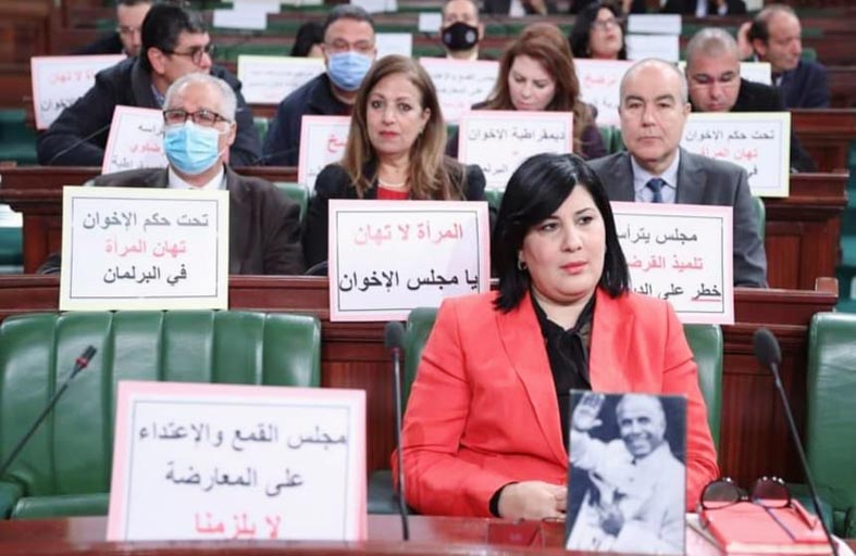 عبير موسي ترفع قضية ضد راشد الغنوشي...!