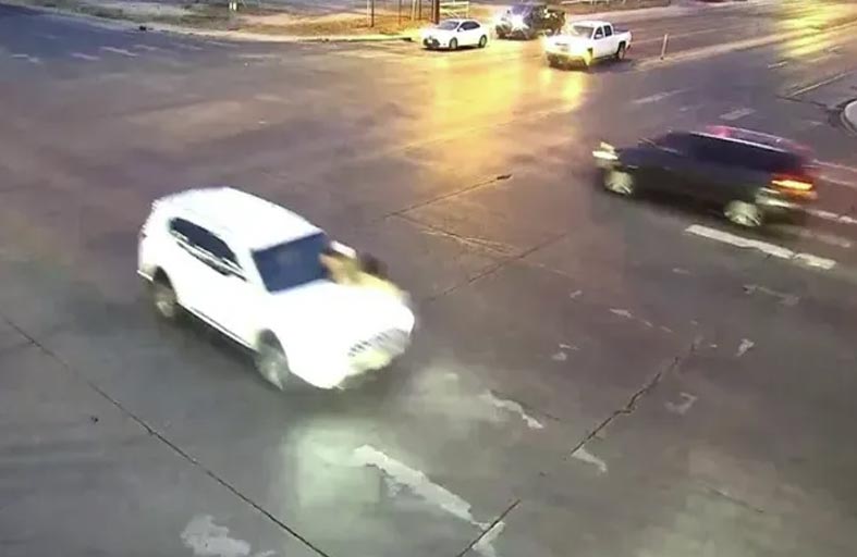 أم شجاعة تتصدى لمحاولة سرقة سيارتها 