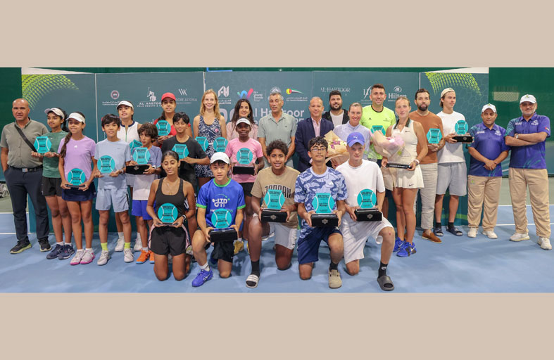 نجاح كبير لبطولة الحبتور المحلية العاشرة للتنس