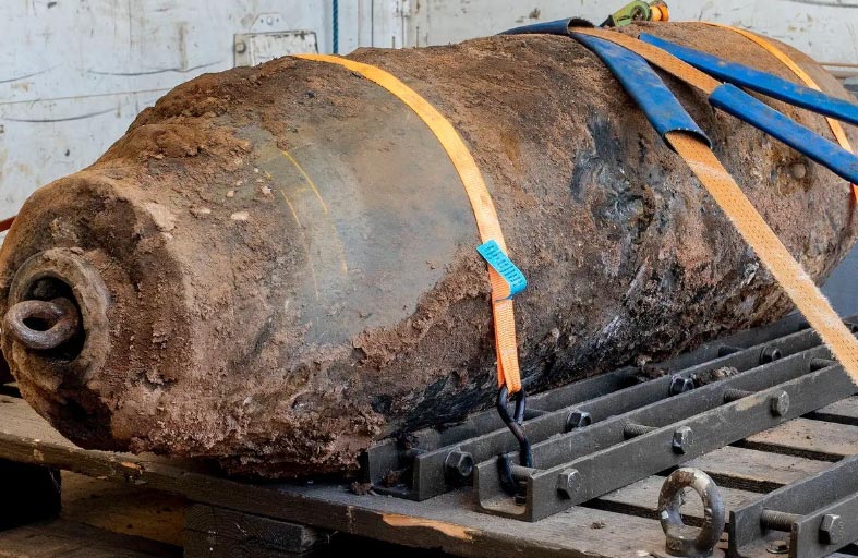 قنبلة من الحرب العالمية الثانية في مطار فرانكفورت