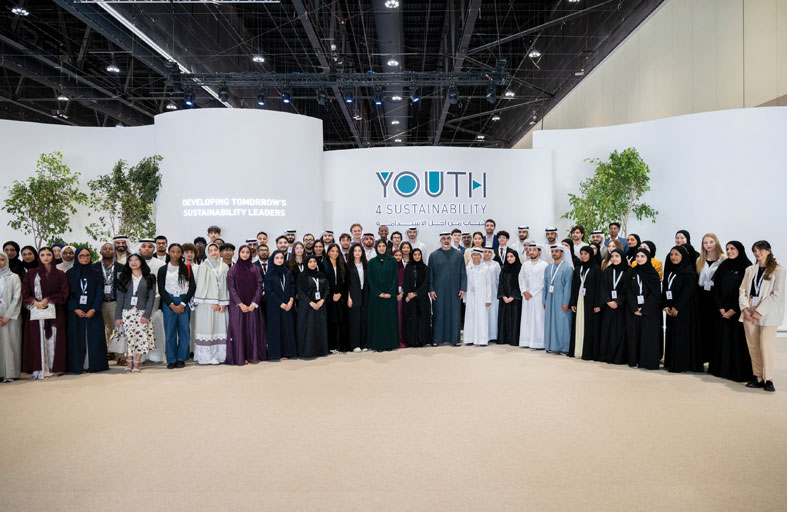 خالد بن محمد بن زايد يؤكد أهمية تعزيز دور الشباب في ترسيخ الممارسات المستدامة  