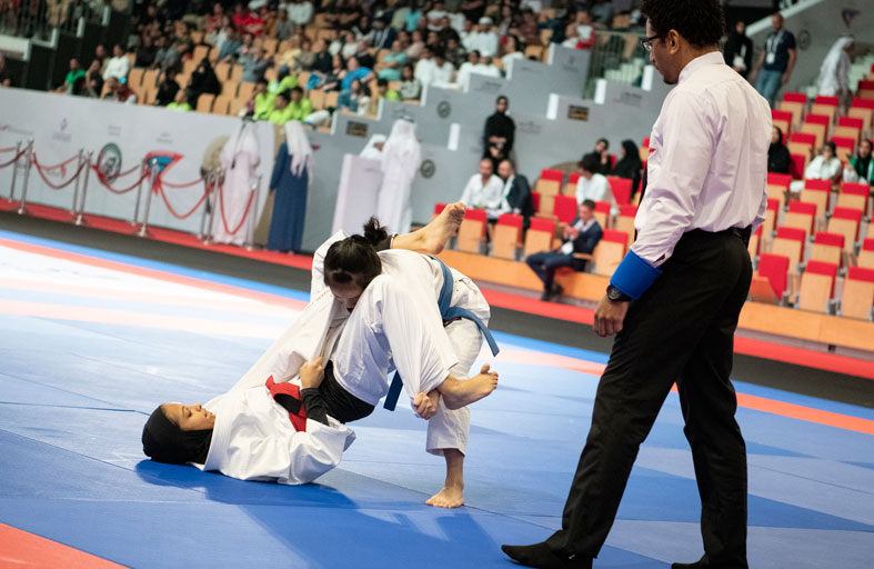 بلقيس الهاشمي : ذهبية العالم لمحترفي الجوجيتسو بالحزام الأزرق على رأس أولوياتي في 2020