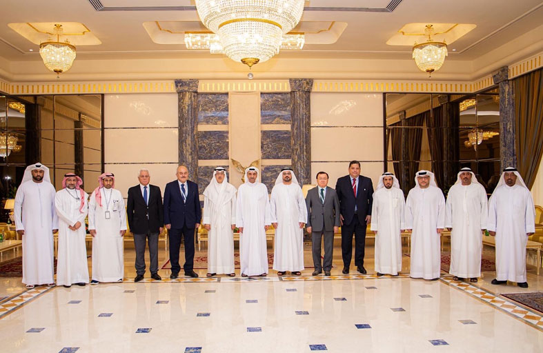 حمد الشرقي يستقبل المشاركين في البرنامج التدريبي الأممي للبلديات والمدن العربية 