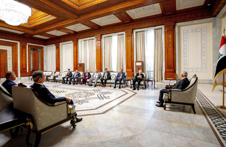 رئيس العراق يستقبل الدكتور طلال أبو غزالة ووفد الشبكة العربية للإبداع والابتكار