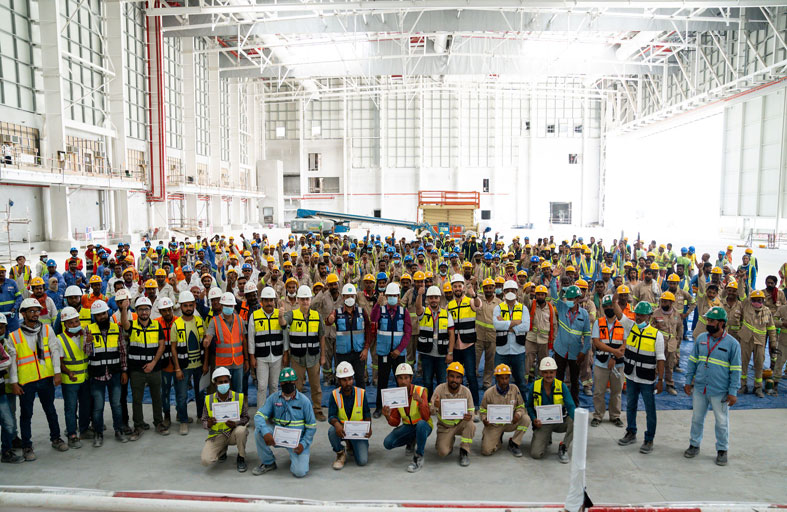 مؤسسة مدينة دبي للطيران تسجل انخفاضاً بنسبة 86% في معدل حدوث الإصابات في مكان العمل