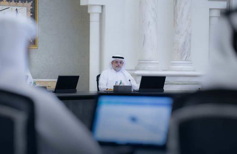 ولي عهد الشارقة يترأس اجتماع المجلس التنفيذي