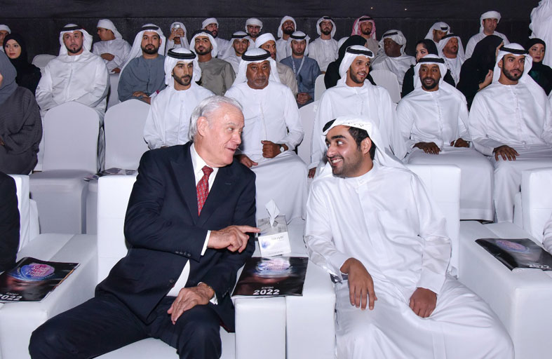 راشد بن حمد الشرقي يشهد ختام فعاليات مهرجان الفجيرة الدولي للفنون