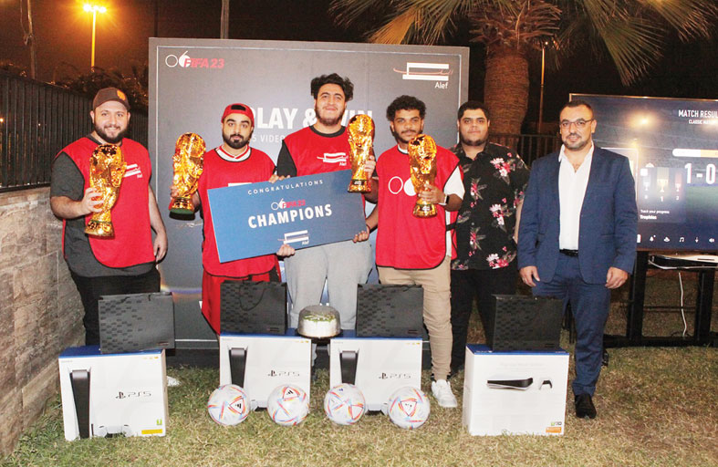 مجموعة ألف تكرّم الفائزين ببطولة كـأس 06 فيفــا 2023 في 06 مــول