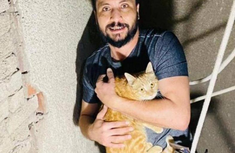 متخصص في إنقاذ القطط والكلاب