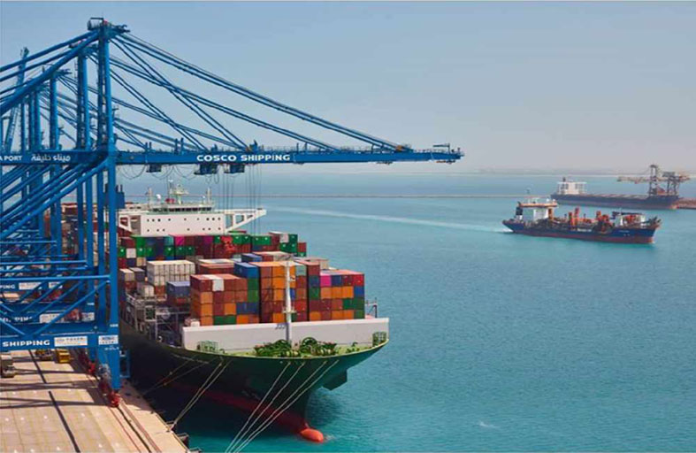 مناولة 540 ألف حاوية نمطية في محطة كوسكو أبوظبي خلال عام