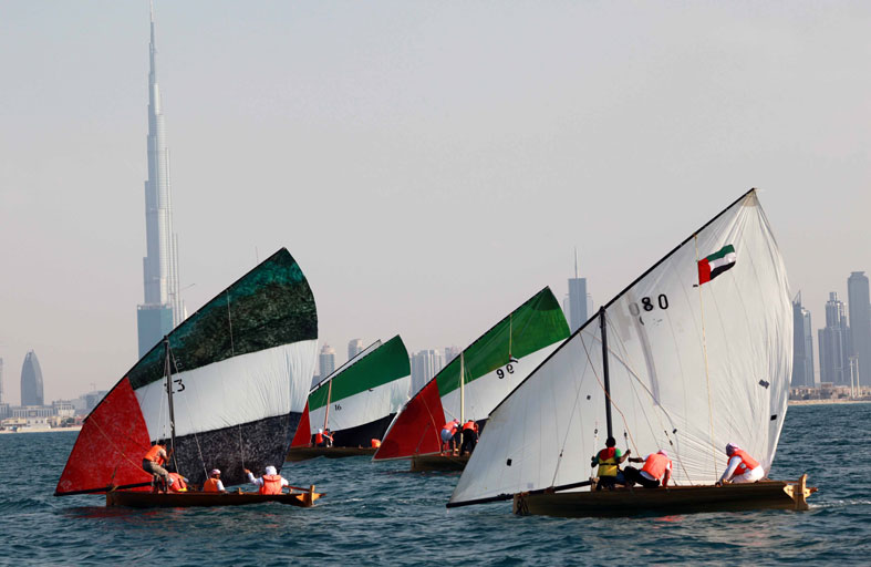 القوارب الشراعية 22 قدما تبحر السبت ابتهاجا باليوم الوطني