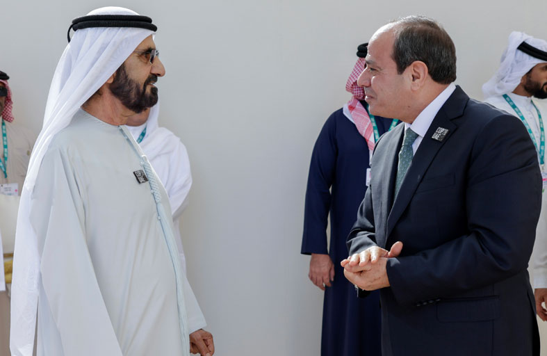 محمد بن راشد يلتقي عدداً من ملوك ورؤساء الدول وقيادات المنظمات الدولية المشاركين في COP28 