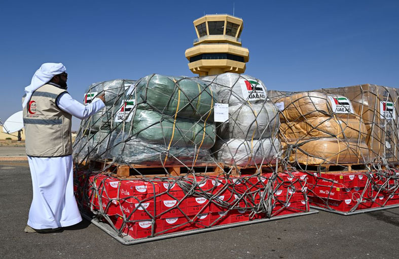 طائرتا مساعدات إماراتية تصلان إلى أم جرس التشادية