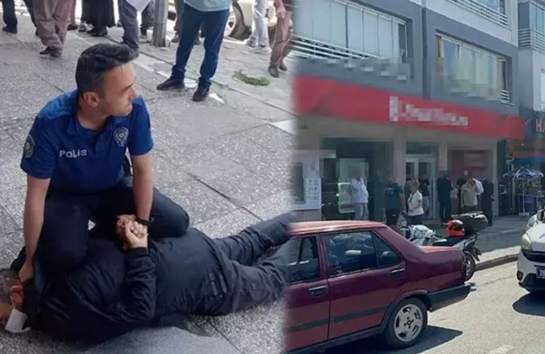 اقتحم البنك بالسلاح ليأخذ قرضاً