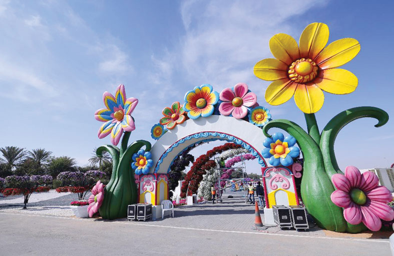 مهرجان العين للزهور ينطلق السبت القادم بـ 1.5  مليون زهرة