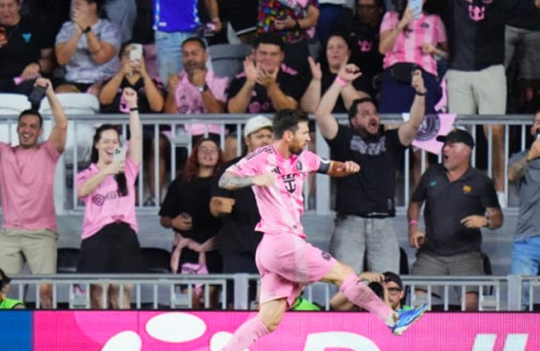 ثنائية لميسي تبعده في صدارة هدافي الدوري الأميركي 