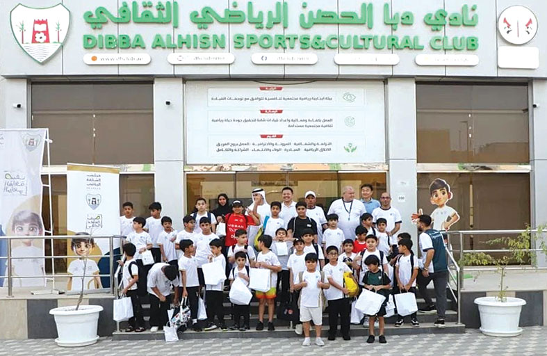 نادي دبا الحصن ينظم يومًا رياضيًا مشتركًا مع خورفكان 