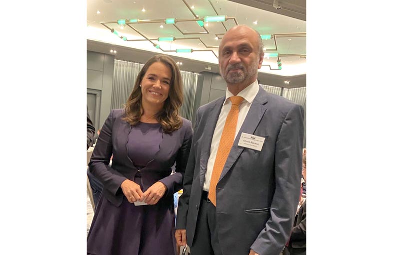 رئيسة المجر تلتقي الجروان في برلين