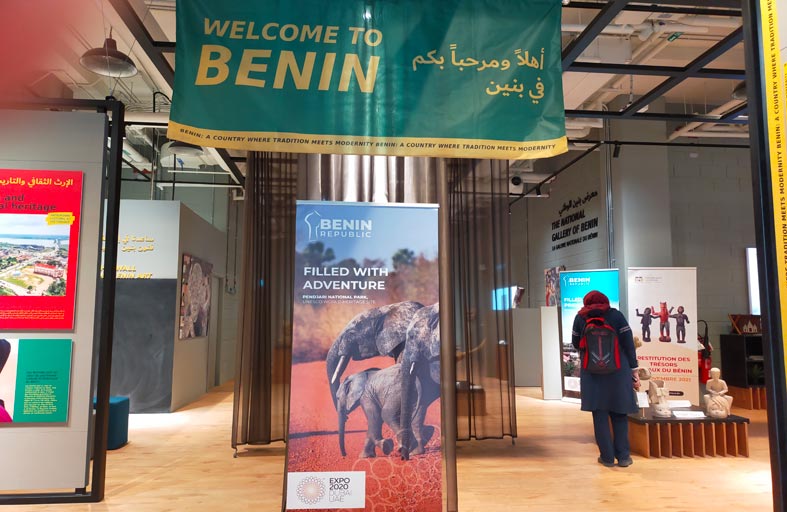 جناح بنين متحف وطني يروي قصص نجاح المرأة البنينية في إكسبو 2020 دبي