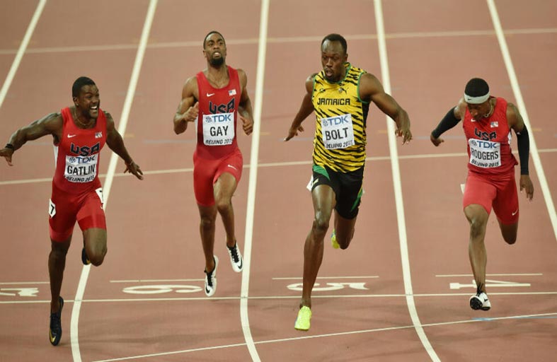 سيفيل يحقق أسرع توقيت في سباق 100 متر 