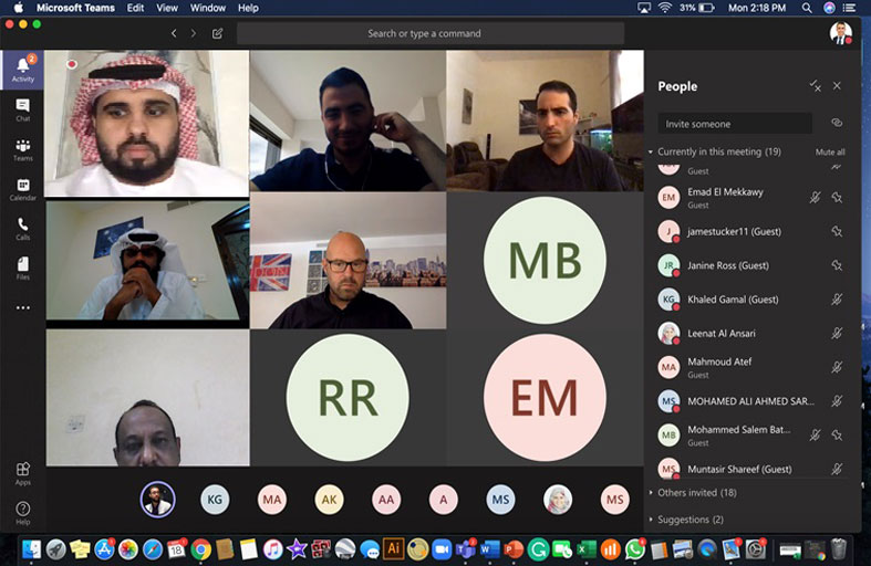ختام محور كرة القدم  في المجتمع «عن بعد» ضمن دورة التسويق والإعلام