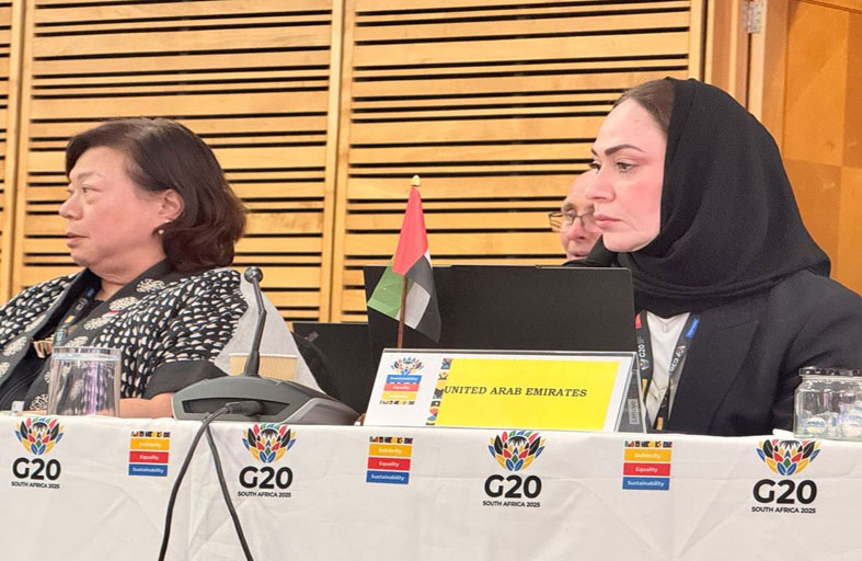 الإمارات للتوازن بين الجنسين يستعرض جهود الدولة  في تعزيز اقتصاد الرعاية والشمول المالي أمام مجموعة الـ20