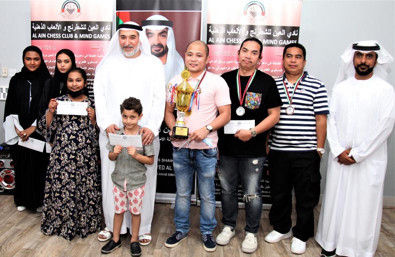 الفلبين تحصد المراكز الأولى في بطولة خريف العين الدولية للشطرنج