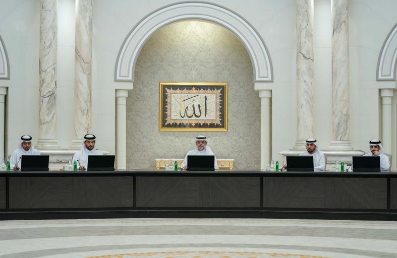 ولي عهد الشارقة يترأس اجتماع المجلس التنفيذي