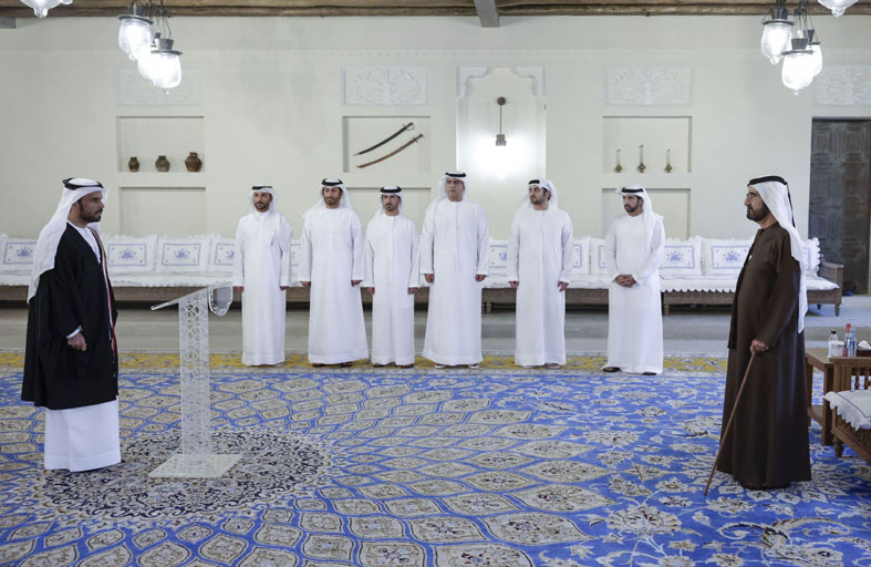 أمام محمد بن راشد.. قضاة جدد في محاكم دبي يؤدون اليمين القانونية