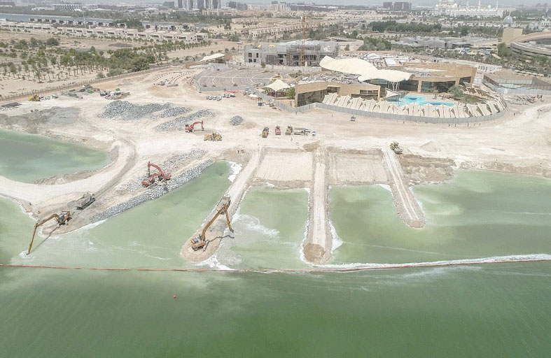 مساندة تنجز 50 % من مشروع إنشاء أكاديمية فاطمة بنت مبارك للرياضة النسائية