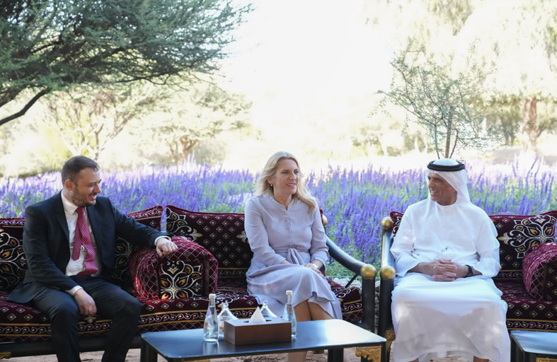 سعود بن صقر القاسمي يستقبل عضو مجلس رئاسة البوسنة والهرسك