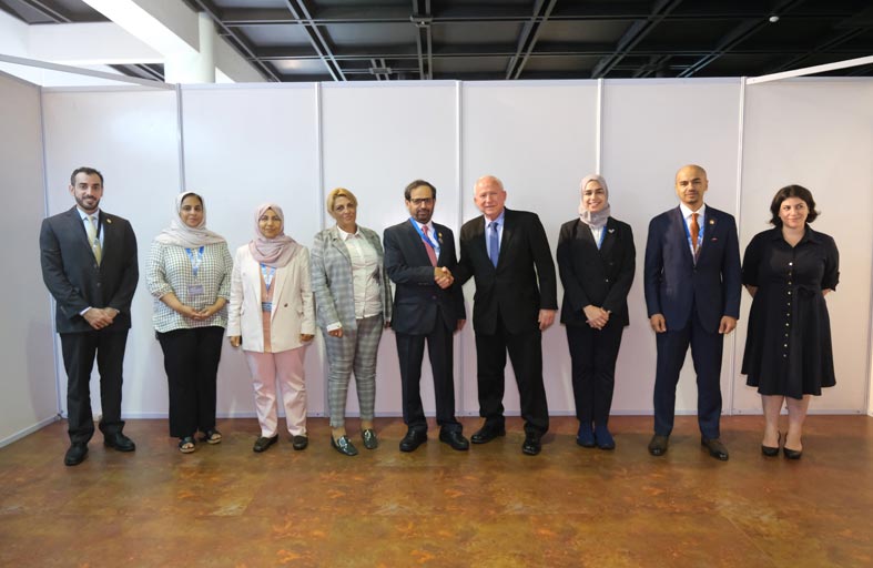 وفد المجلس الوطني الاتحادي إلى اجتماعات البرلمان الدولي بإندونيسيا يلتقي وفد الكنيست الإسرائيلي