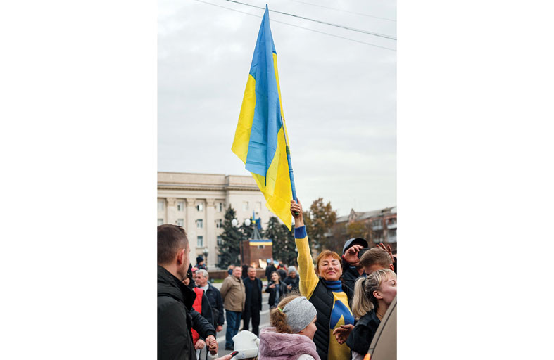 استهداف مواقع تمركزات القوات الروسية في خيرسون