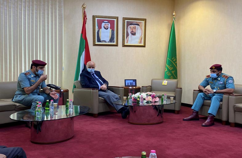 جامعة الشارقة وأكاديمية العلوم الشرطية بالشارقة تبحثان تعزيز التعاون