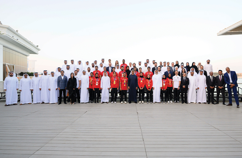 رئيس الدولة يستقبل منتخب الإمارات للجوجيتسو ومجلس إدارة الاتحاد 