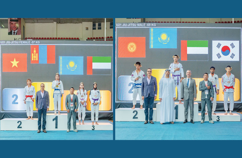 المنتخب الوطني برعاية «مبادلة للاستثمار» يحصد 10 ميداليات ملوّنة في بطولة آسيا للجوجيتسو لفئة تحت 21 عاماً
