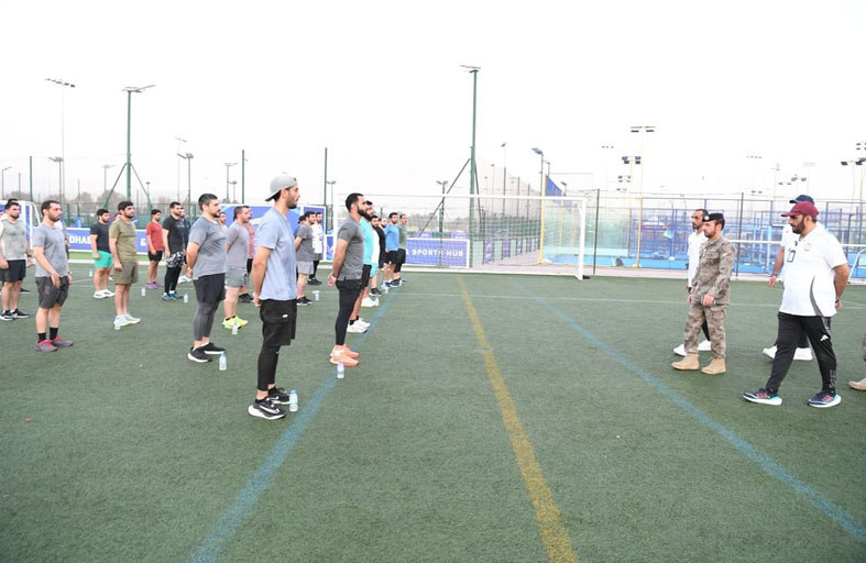قائد عام شرطة أبوظبي يزور ميدان اختبارات اللياقة البدنية
