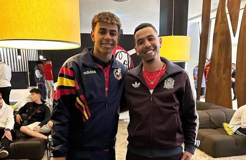  والد لامين جمال يتعرّض للطعن 