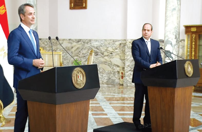 توافق مصري - يوناني على ضرورة خروج المرتزقة من ليبيا