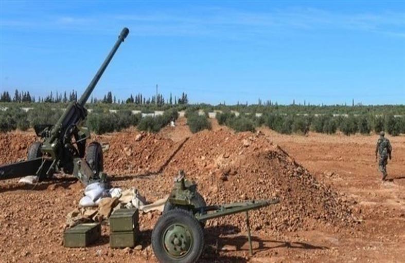 قصف متبادل بين القوات السورية وميليشيات تركيا