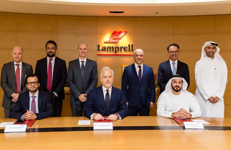 الإمارات للتنمية وأبوظبي الأول يقدمان تسهيلا ائتمانيا متجددا بقيمة 165 مليون درهم لشركة لامبريل